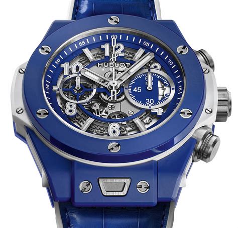 hublot watches blue dial|big bang blue sapphire.